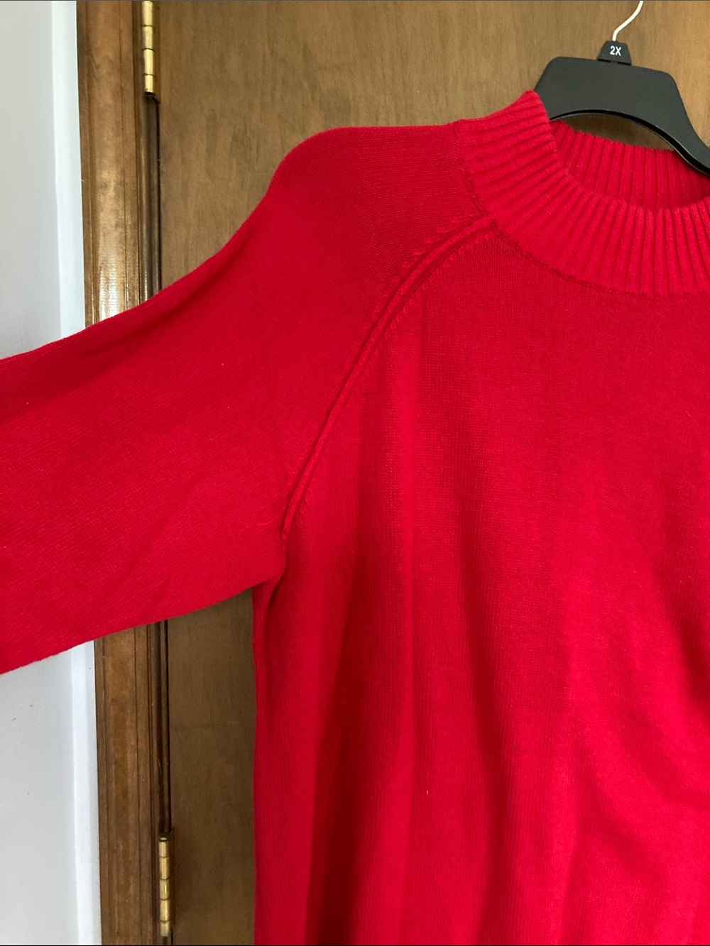89th & Madison jester red sweater 3X - Picture 6 of 17